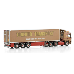 TONERUD SCANIA 4 SERIES FLAT ROOF 6X2 TAG AXLE REEFER TRAILER - 3 AXLE