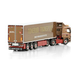 TONERUD SCANIA 4 SERIES FLAT ROOF 6X2 TAG AXLE REEFER TRAILER - 3 AXLE