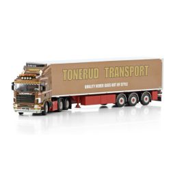 TONERUD SCANIA 4 SERIES FLAT ROOF 6X2 TAG AXLE REEFER TRAILER - 3 AXLE