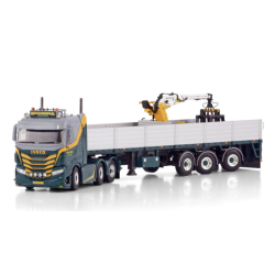 BRONSEMA STROOBOS IVECO S-WAY AS LOW 6X2 TWIN STEER BRICK TRAILER - 3 AXLE