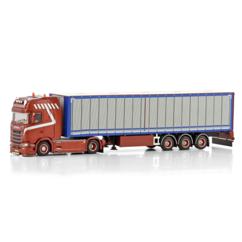TIJS DE KONING SCANIA S HIGHLINE CS20H 4X2 BOX TRAILER - 3 AXLE