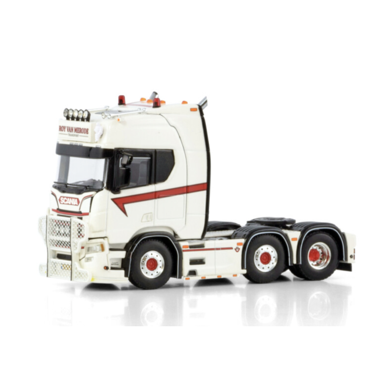VAN MERODE TRANSPORT SCANIA R HIGHLINE CR20H 6X2 TWIN STEER