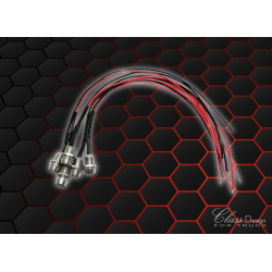 Lot de 5 leds rouge intérieur à encastrer