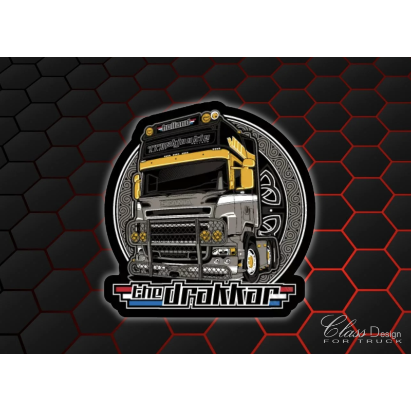 THE DRAKKAR-SCANIA R - FULL PRINT AUTOCOLLANT THE DRAKKAR-SCANIA R - FULL PRINT AUTOCOLLANT