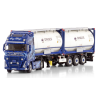 INGO DINGES VOLVO FH5 GLOBETROTTER XL 4X2 FLEX CONTAINER TRAILER - 3 AXLE + 2X 20FT TANK CONTAINER