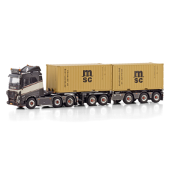 M. DE GROOT VOLVO FH5 SLEEPER CAB 6X2 TWIN STEER 2CONNECT COMBI TRAILER - 5 AXLE + 2X 20FT CONTAINER
