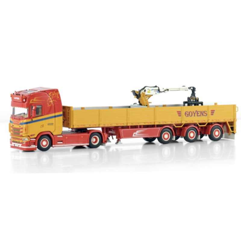GOYENS SCANIA S HIGHLINE CS20H 4X2 BRICK TRAILER - 3 AXLE