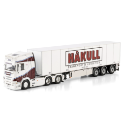 HAKULL SCANIA R HIGHLINE CR20H 6X2 TAG AXLE BOX TRAILER - 3 AXLE