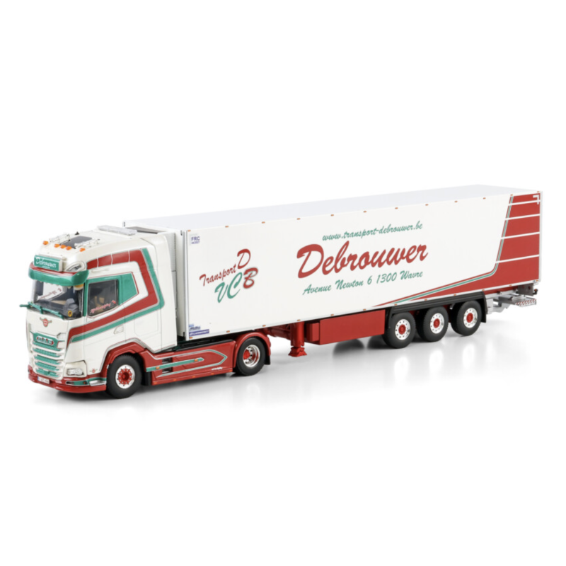 TRANSPORT DEBROUWER DAF XG+ 4X2 REEFER TRAILER - 3 AXLE TRANSPORT DEBROUWER DAF XG+ 4X2 REEFER TRAILER - 3 AXLE