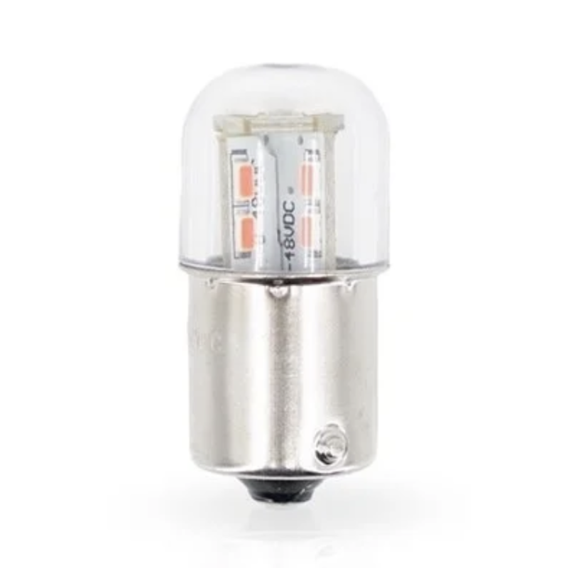 BA15S LED 5W 10-48V - BLANC CHAUD