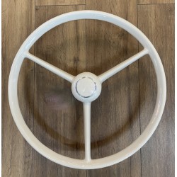 VOLANT 3 BRANCHES - 50CM - BLANC VOLVO FH4/5