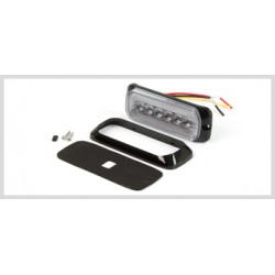Feu flash blanc 6 LED avec position