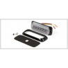 Feu flash blanc 6 LED avec position