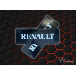 Bavette avant Renault Noir/Blanc