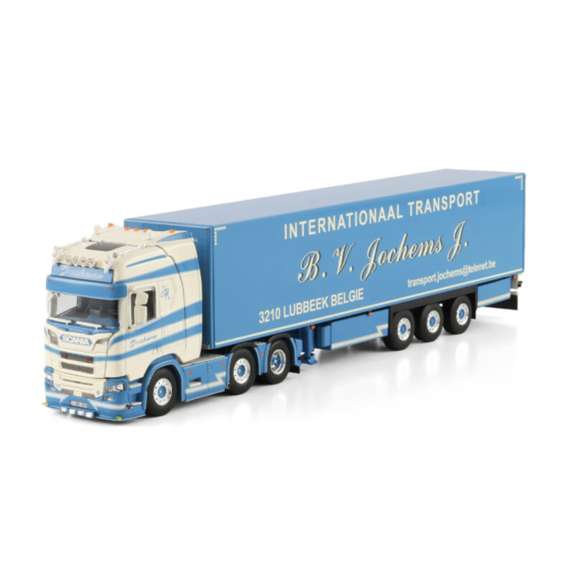 JOCHEMS SCANIA S HIGHLINE CS20H 6X2 TWIN STEER BOX TRAILER - 3 AXLE