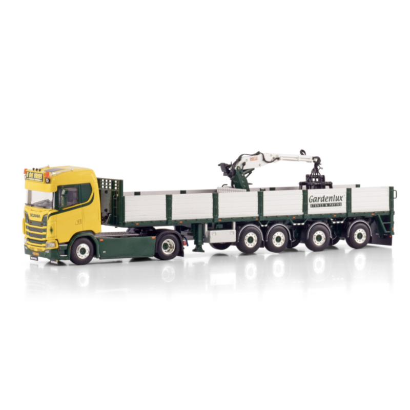 E. DE VRIES SCANIA S NORMAL CS20N 4X2 BRICK TRAILER - 4 AXLE