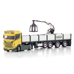 E. DE VRIES SCANIA S NORMAL CS20N 4X2 BRICK TRAILER - 4 AXLE