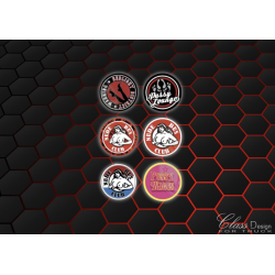 18+ - LOT DE 6 - AUTOCOLLANT 3D DELUXE FULL PRINT