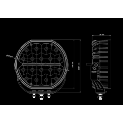 Big Energy 9" FULL LED driving light 10-32V