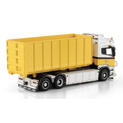 LENZ GERÜSTBAU SCANIA R6 HIGHLINE RIGED TRUCK WITH HOOKLIFT SYSTEM 6X2 TAG AXLE + 40M3 CONTAINER - 01-4716