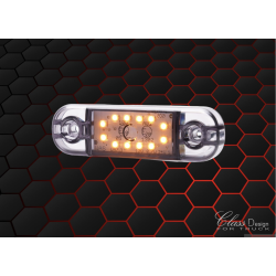 FEU DE POSITION - 12 LEDS - TEINTÉ - ORANGE