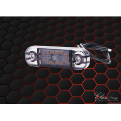 FEU DE POSITION - 12 LEDS - TEINTÉ - ORANGE