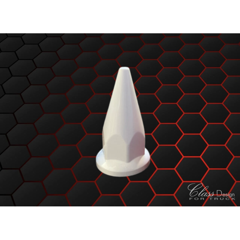 Cache écrous Spike 32mm Blanc