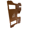 DÉPÔT VENTE - TAPIS CAPOT MOTEUR SCANIA S NG PASSAGER PNEUMATIC MARRON LISSE GRIFFON BLANC