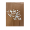 DÉPÔT VENTE - TAPIS CAPOT MOTEUR SCANIA S NG PASSAGER PNEUMATIC MARRON LISSE GRIFFON BLANC