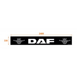 Bavette noire 240 x 33 Daf Blanc