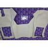 DÉPOT VENTE - Kit Tapis Capot Moteur Beige Lisse + Housses de sièges IVECO S-WAY + contours de sièges lumineux RGB