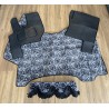 DÉPOT VENTE - TAPIS CAPOT MOTEUR RENAULT T TUNNEL DANOIS GRIS/NOIR + FRANGE DANOIS GRIS/NOIR + CHUTE DANOIS GRIS