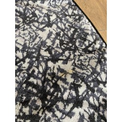 DÉPOT VENTE - TAPIS CAPOT MOTEUR RENAULT T TUNNEL DANOIS GRIS/NOIR + FRANGE DANOIS GRIS/NOIR + CHUTE DANOIS GRIS