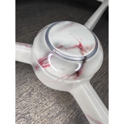 VOLANT 3 BRANCHES 50CM - SCANIA NG/SÉRIE - DARK BLOODY MARBLE