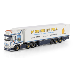 D'HOINE SCANIA R HIGHLINE CR20H 6X2 TWIN STEER REEFER TRAILER - 3 AXLE - 01-4843
