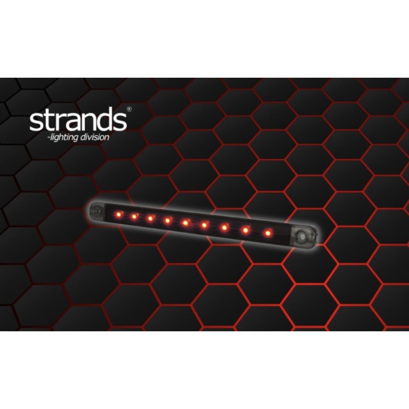 REGLETTE 12 LEDS TEINTÉ VEILLEUSE