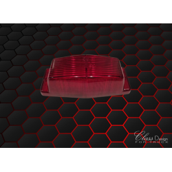 CABOCHON DOUBLE AMPOULE ROUGE