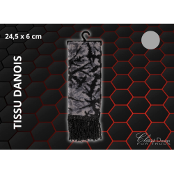 Mini écharpe Danois - 24,5 x 6cm - Danois Gris