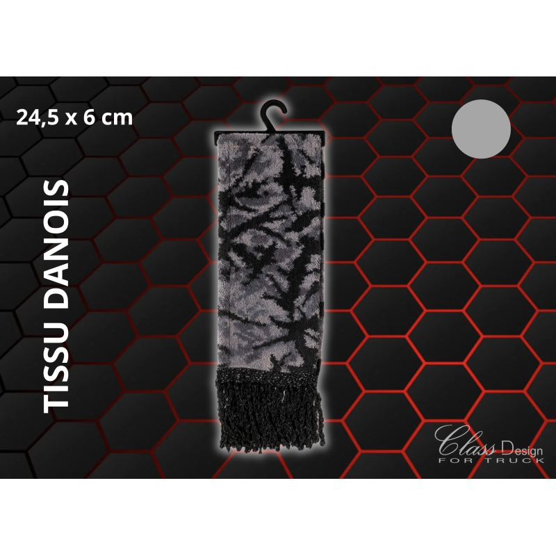 Mini écharpe Danois - 24,5 x 6cm - Danois Gris