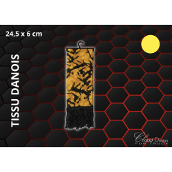 Mini écharpe Danois - 24,5 x 6cm - Danois Jaune