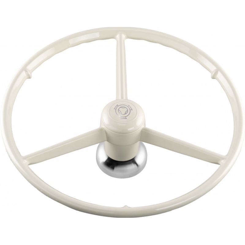 VOLANT 3 BRANCHES BLANC VABIS 53CM - SCANIA SÉRIE 4