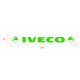 Bavette blanche 240 X 35 cm Iveco vert