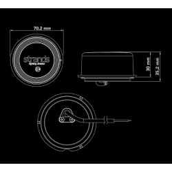 Feu de position latéral FOR9T GEO | Orange