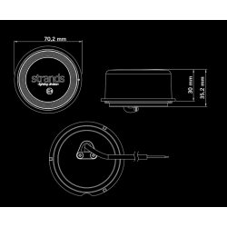 Feu de position FOR9T GEO | Blanc