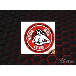 STICKERS NUDE BUS DANOIS ROUGE