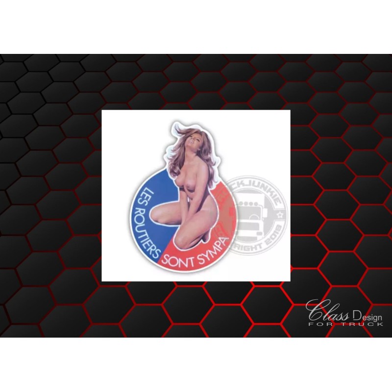 STICKERS - LES ROUTIERS SONT SYMPA STICKERS - LES ROUTIERS SONT SYMPA