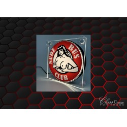 ENSEIGNE LUMINEUSE NUDE BUS CLUB