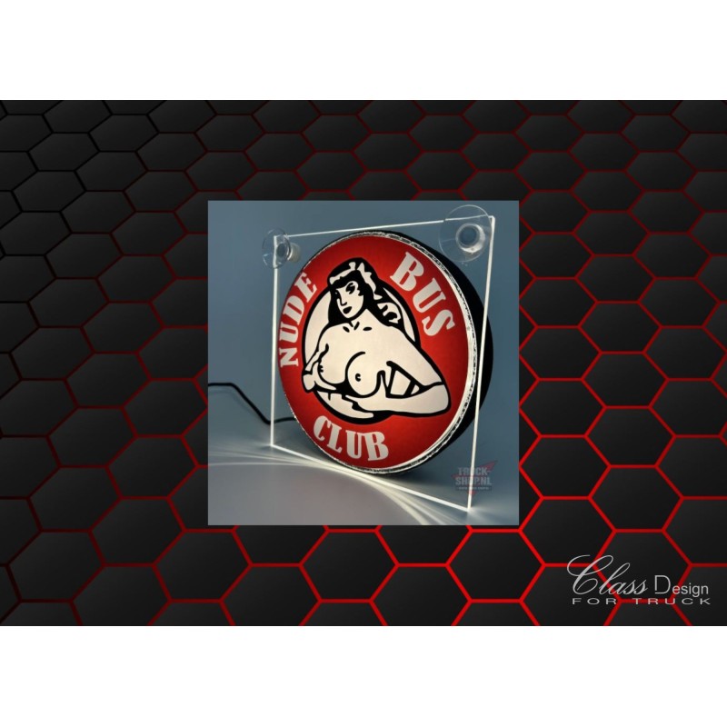 ENSEIGNE LUMINEUSE NUDE BUS CLUB