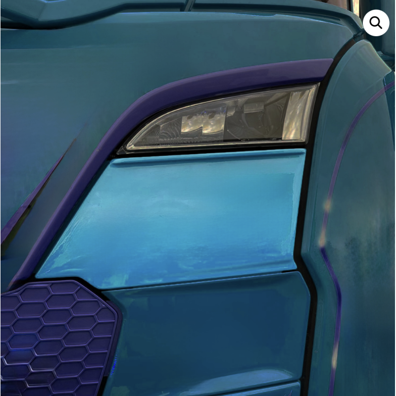 Cache grille Scania NG blanc