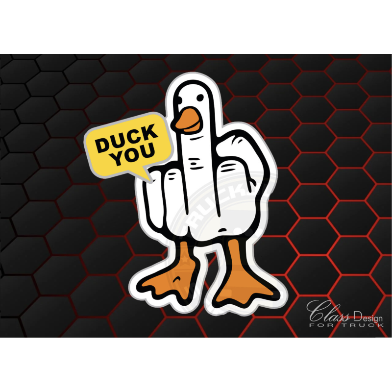 STICKERS - DUCK YOU